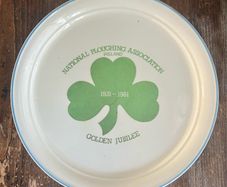 Vintage 1981 National Ploughing Association Golden Jubilee dinner plate