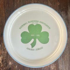 Vintage 1981 National Ploughing Association Golden Jubilee dinner plate