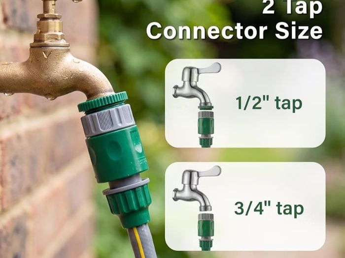 12m Water Pipe +2m Leader Hose, Hose Pipe Reel with 8 Adjustable Spray Gun Nozzles, Manual Retractable Garden Water Hose Reel,Outdoor Hose Reel Set for Garden Patios,Balconies