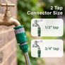 12m Water Pipe +2m Leader Hose, Hose Pipe Reel with 8 Adjustable Spray Gun Nozzles, Manual Retractable Garden Water Hose Reel,Outdoor Hose Reel Set for Garden Patios,Balconies Image 6
