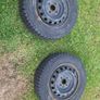 2 good condition tyres with wheels 14inch Image 4
