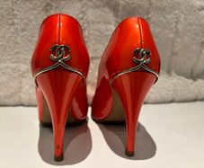 CHANEL Peeptoe Heels (size 5)