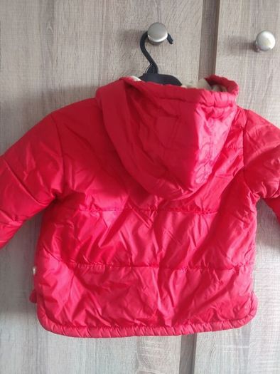 Dudu quality Winter jacket 2/3 years red barely worn red
