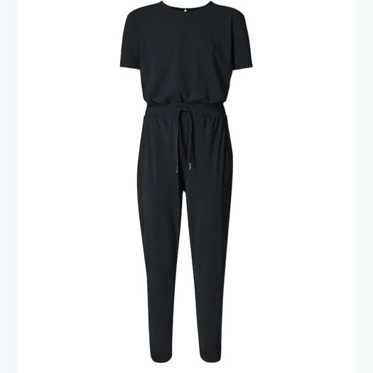 Sweaty Betty Explorer Short-Sleeve Jumpsuit - Black Size Small (UK 10 / EU 38)