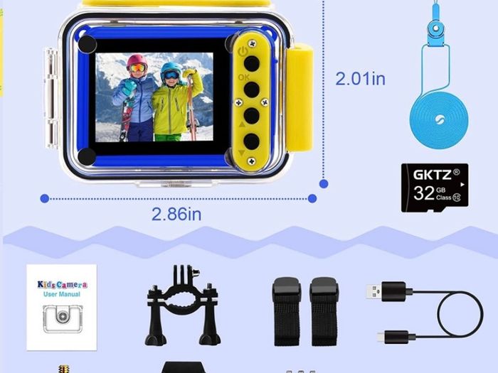 Kids Underwater Camera Boys - Kids Video Camera Waterproof 1080P HD Children Camcorder Digital Camera for Boy Holidays Birthday Toys Gifts MULTIPLE COLOURS AVAILABLE, SEE PHOTOS (FREE POSTge)