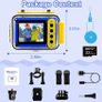 Kids Underwater Camera Boys - Kids Video Camera Waterproof 1080P HD Children Camcorder Digital Camera for Boy Holidays Birthday Toys Gifts MULTIPLE COLOURS AVAILABLE, SEE PHOTOS (FREE POSTge) Image 9