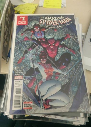 Spiderman comics 3 euro each