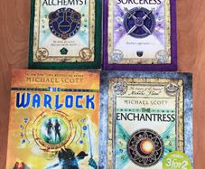 Books1,3,5&6, The Secrets Of The Immortal Nicolas Flamel by Michael Scott