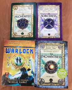 Books1,3,5&6, The Secrets Of The Immortal Nicolas Flamel by Michael Scott