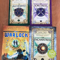 Books1,3,5&6, The Secrets Of The Immortal Nicolas Flamel by Michael Scott