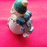 Resin Chicken Hillwalker/Hiker Vintage 1990s Eggbert Figurine Image 6