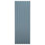 Roof Panels 12 pcs Galvanised Steel Grey 100x36 cm Image 3