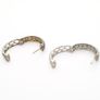 Cubic Zirconia Pave Sterling Silver Stud Earrings Image 5
