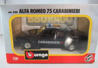 Alfa Romeo 75 Carabinieri 1/24 Burago