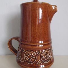Coffee pot, Ulster ceramics, pottery coffee pot