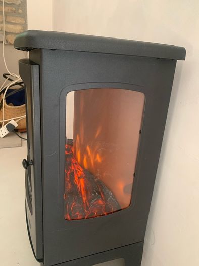 Electric stove effect heater, electric heater 1800W