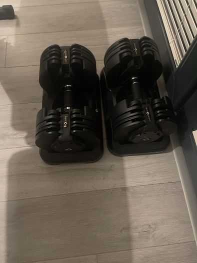 Adjustable Dumbbells and Bench