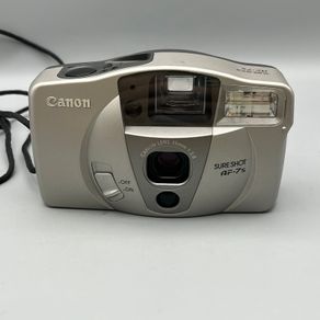 Canon Sure Shot AF-7s 35mm Film Point and Shoot Camera Silver