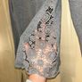 Zara long sleeve grey knit top Image 2