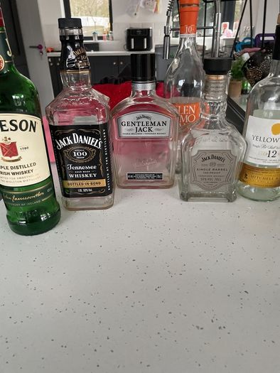 Irish Whiskey Bottles (Empty)