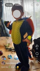 dragon dino costume