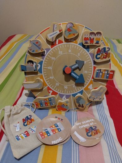 Wooden Routine Clock educational toy