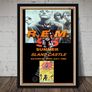 R.E.M Slane Castle 1995 concert poster with ticket reproduction print Image 2