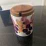 Pretty vintage Irish hand  painted ceramic lidded pot Image 3