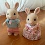 Sylvanian Families Milk Rabbit Family (Calico Critters) - Set of 4 Image 3