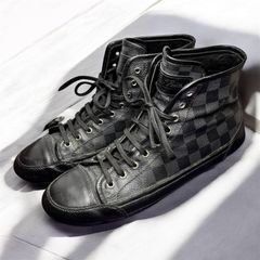 Rare Louis Vuitton Damier high trainers 8.5UK