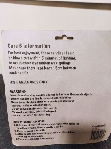 Birthday Candles