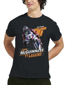 John McGuinness Isle Of Man TT Legend Heavyweight Unisex Crewneck T-shirt