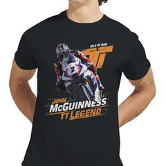 John McGuinness Isle Of Man TT Legend Heavyweight Unisex Crewneck T-shirt