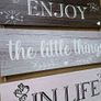 Kitchen sign _ Enjoy the litte Things in Life Image 2