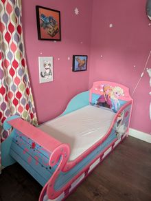 Frozen Toddler bed, Girls toddler bed