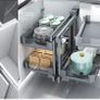 2 Tier Blind Corner Cabinet storage Image 3