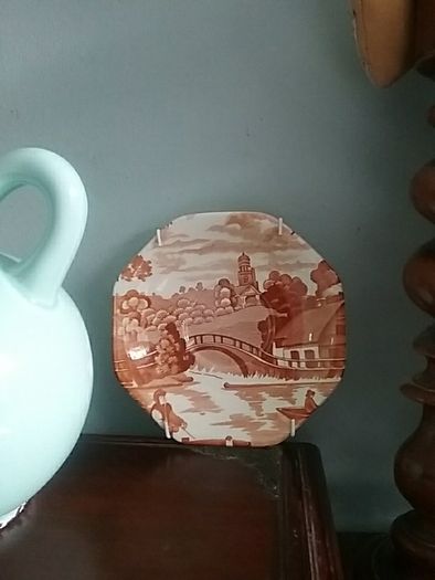 Two Display Saucers + Water Jug