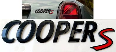3D ABS Chrome Car Letters Rear Trunk Mini Cooper S Emblem Badge Sticker For Mini Cooper S R56 R50 R53 F56 F55 R60 Accessories