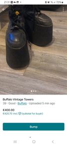 vintage buffalo high tower boots