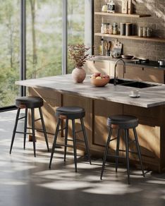 Set of 4 Bar stools high quality