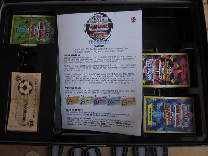 Match Attax Football Billionaire Trading Card Board Game Collector Edition