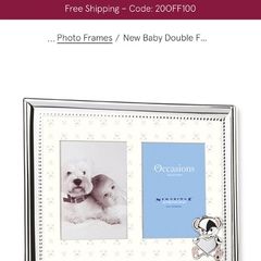 baby photo frame newbridge silverware