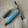 Monteverde Ritma Fountain Pen - Blue - 1.1 stub nib Image 4