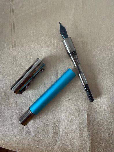 Monteverde Ritma Fountain Pen - Blue - 1.1 stub nib