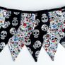 Beautiful Sugar Skulls Bunting/ Day of the Dead Bunting Image 3