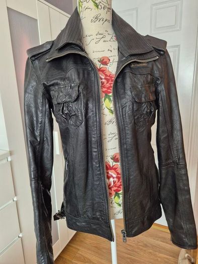 SuperDry Men's Leather Jacket