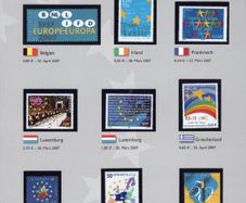2007 Germany. Deutsche Post sheet commemorating 50 Years of the Treaty of Rome with details in German with stamps  from around Europ