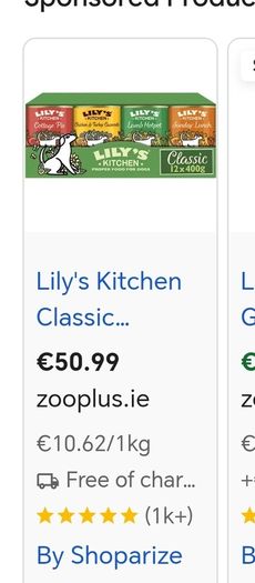 2 x Lily's Kitchen Classic 12 pack wet dog food (24 tins)