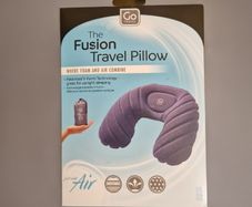 GO Travel - The Fusion Travel Neck Pillow/Cushion (Blue) - New