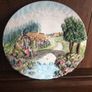3D Vintage Country Cottage Chalkware decorative wall plaque Image 2